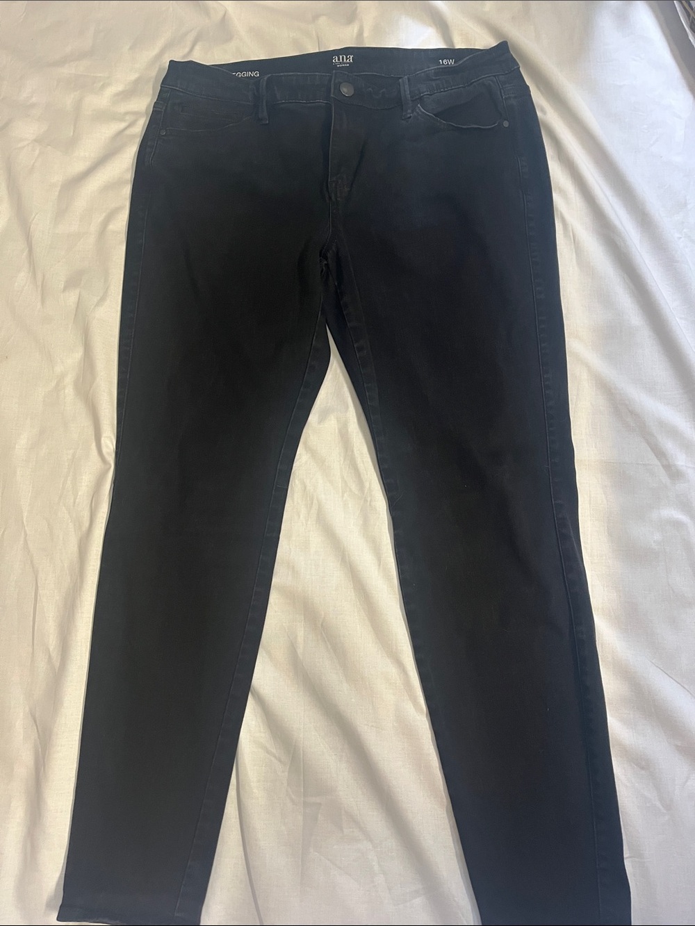 a.n.a Black Skinny Jeans for Women size 16